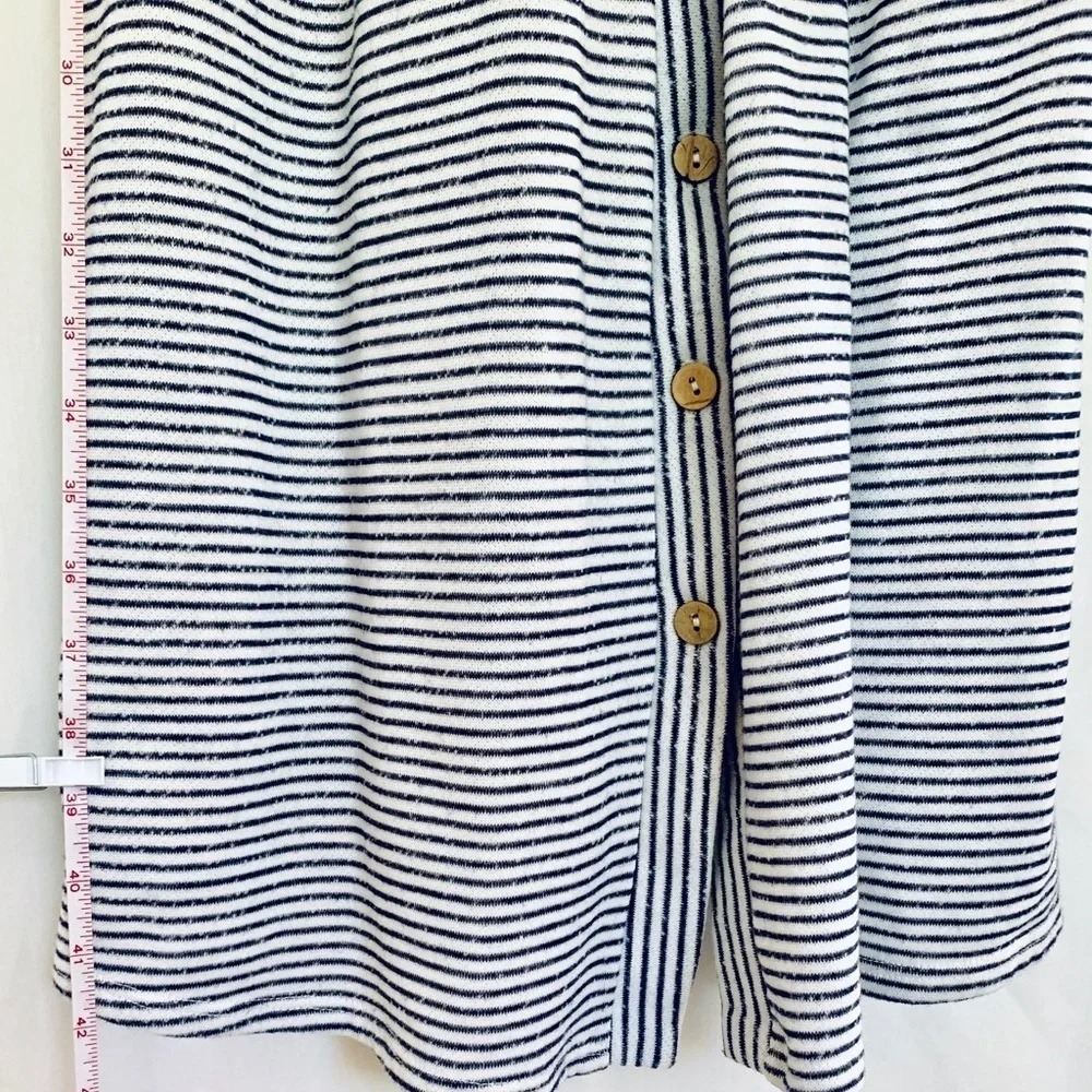 Hailey&Co Striped Black White Button‎ Dress - Picture 7 of 10